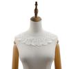 Lace Embroidered Collar Circumference Flower Piece Milk Silk Embroidered Hollow Fake Collar, Water-Soluble Collar, Shoulder Collar Corsage Accessories