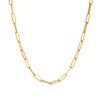 Fashion Paperclip Link Chain Women Necklace Stainless Steel Gold Color Chain Necklace For Women Men Jewelry Gift