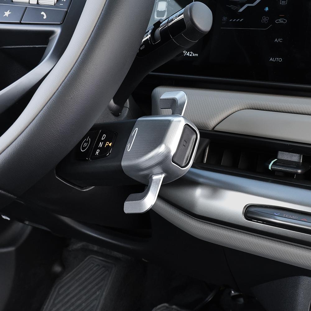 For Kia PV5 2025-2026 LHD RHD Aluminum Alloy Steering Wheel & Gear Shift Knob Button Cover Trim Decor Interior Car Accessories