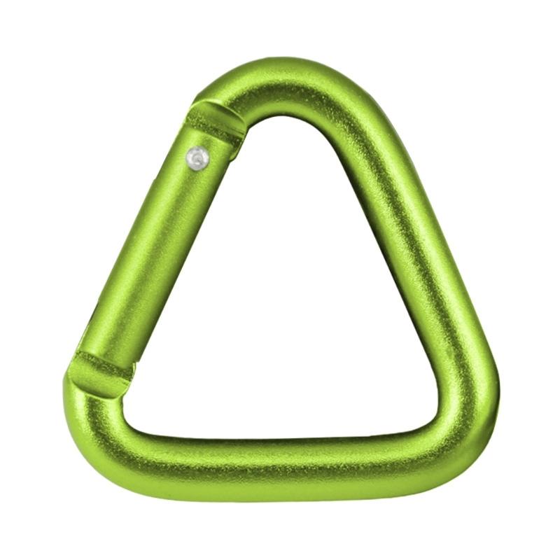 Spring Locking Carabiner Aluminum Alloys Carabiner Keychains Hook Clip Locking Carabiner Hiking Clip with Spring Snap