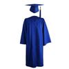 2021 Graduation Gown Adult Long Sleeve University Academic Dress Zip Closure Plus Size Graduation Gown Robe Mortarboardcap