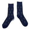 ChicStocks Snoopy Goods Snoopy Gift Socks Socks Made In Japan Line Pattern 72 X 03 Navy X [CHICSTOCKS] <Official> Men's Women's (M, Beige)