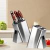 Держатель для ножей из нержавеющей стали Слив Подставка для хранения столовых приборов Подставка для хранения ножей Ресторан