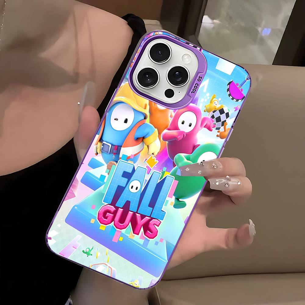 F-Fall G-Guys Party Game Color Phone Case For IPhone 17 16 15 14 13 12 11 Pro Max Plus Pro Shell