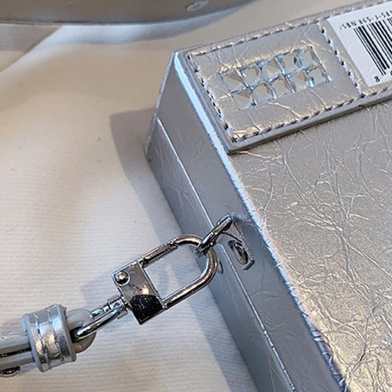 Camera Box Shaped Shoulder Tote Bag Top Handle Purse Crossbody Handbag for Women Girls