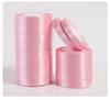 22 метра/рулон 6/10/15/20/25/40/50 мм розовые шелковые атласные ленты для поделок своими руками бант подарочная упаковка вечеринка свадьба декоративные