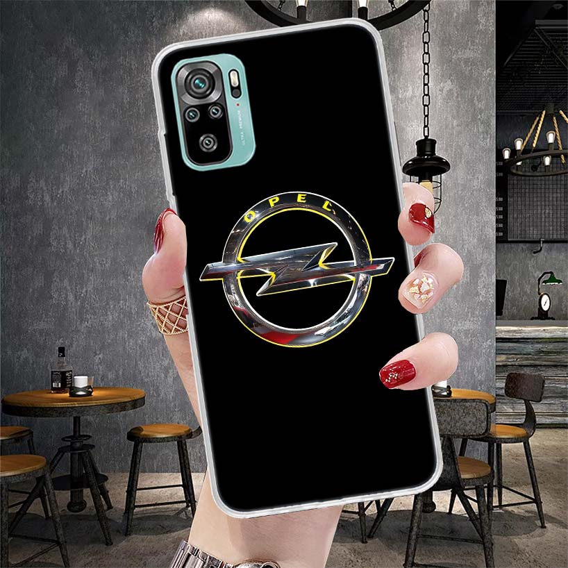 Мягкий чехол для телефона Opel Logo для Xiaomi Redmi Note 15 14 14S 13 12 Pro Plus 12S 11 11S 11E 10 10S 11T 5G Fundas Coque Redmi Not