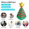 3D-печатная спиральная конусная игрушка, невозможная рождественская елка, сквозная скульптура, вихревая нить, иллюзия, снятие стресса, мини-спиральная игрушка-фиджет для дерева