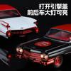AABHV1 New Style 1:32 Nameplate base Cadillac Rocket Alloy Model Car Exquisite Toy car Sound and light boys Gift collectibles