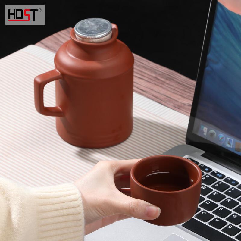 Premium Zisha Purple Clay Stewing Teapot & Teacup Set