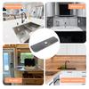 Silicone Faucet Mat Wrap Around Design Faucet Sink Splash Guard Dry Drying Pad for Kitchen Bathroom Counter Foldable Draining Tray Multipurpose Sink