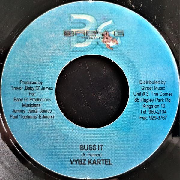 7inch Record VYBZ KARTEL - Buss It NONE Baby G Producti 2004 Jamaica Reggae, Ska & Dub Used