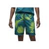 Jordan Dri-Fit Sport Logo Вышитый буквенный принт Tie-Dye Дышащие шорты на шнурке Мужские шорты цвета бирюзы FB7576-336
