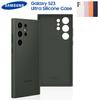 Samsung Оригинальный силиконовый чехол для телефона для Samsung Galaxy S23 Ultra S23Ultra Полная защита Чехол для телефона