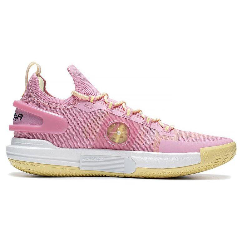 Li Ning Flash 9 Ultra Low Basketball Shoes Men Sneakers Pink ABAT017-3