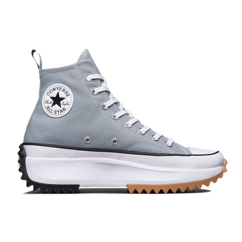 Converse Run Star Hike High 'Ash Stone' Simple and Comfortable High-Top Canvas Shoes Unisex Off-White