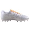 Puma Ultra 4.4 Jr Round Toe Lace-Up MG (Rubber Short Studs) Artificial Turf Fabric Super Fiber Soccer Shoes Men Soccer Shoes Silver 106743-01