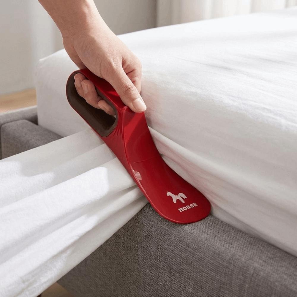 Plastic Mattress Wedge Elevator Ergonomic Design Mattress Riser Practical Bed Sheet Tucker Hotel