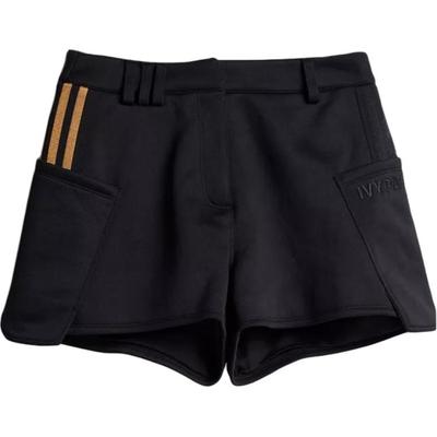 Оригинальные шорты Ivy Park 3 Mesa Sports, удобные повседневные шорты в полоску, женские шорты черного цвета GR1465