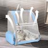 Cat Backpack Carrier Portable Pet Carrier for Medium Small Dog Cat Up To 5kg Ventilated Mesh Dog Travel Carrier for Hiking Walking Outdoor Use