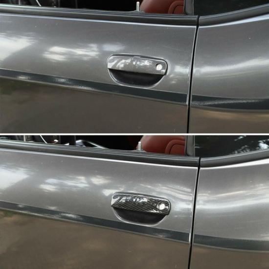 4x Накладка на ручку двери Наружный декор для Dodge Charger 2010-23 Углепластик