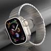 Для Apple Watch Ultra 3 2 1 49 мм / Series 11 10 46 мм / 9 8 7 45 мм / SE3 SE2 SE 6 5 4 44 мм / 3 2 1 42 мм Титановый сплав Ремешок для часов Магнитная застежка