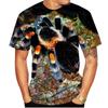 Spider Animal Series Men Top Summer Short Sleeve T-shirt 3D Printed Tee Shirts Men's Tees Casual Outfit