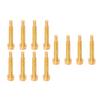12Pcs Guitar Neck Mounting Screws Humbucker Pickup Accessories Bass Parts Hardware Gold