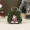 Рождественская сумочка в форме коробки конфет мультфильм металлическая банка печенье подарочная упаковка коробки детские рождественские вечеринки сувениры Ноэль С Новым годом 2025