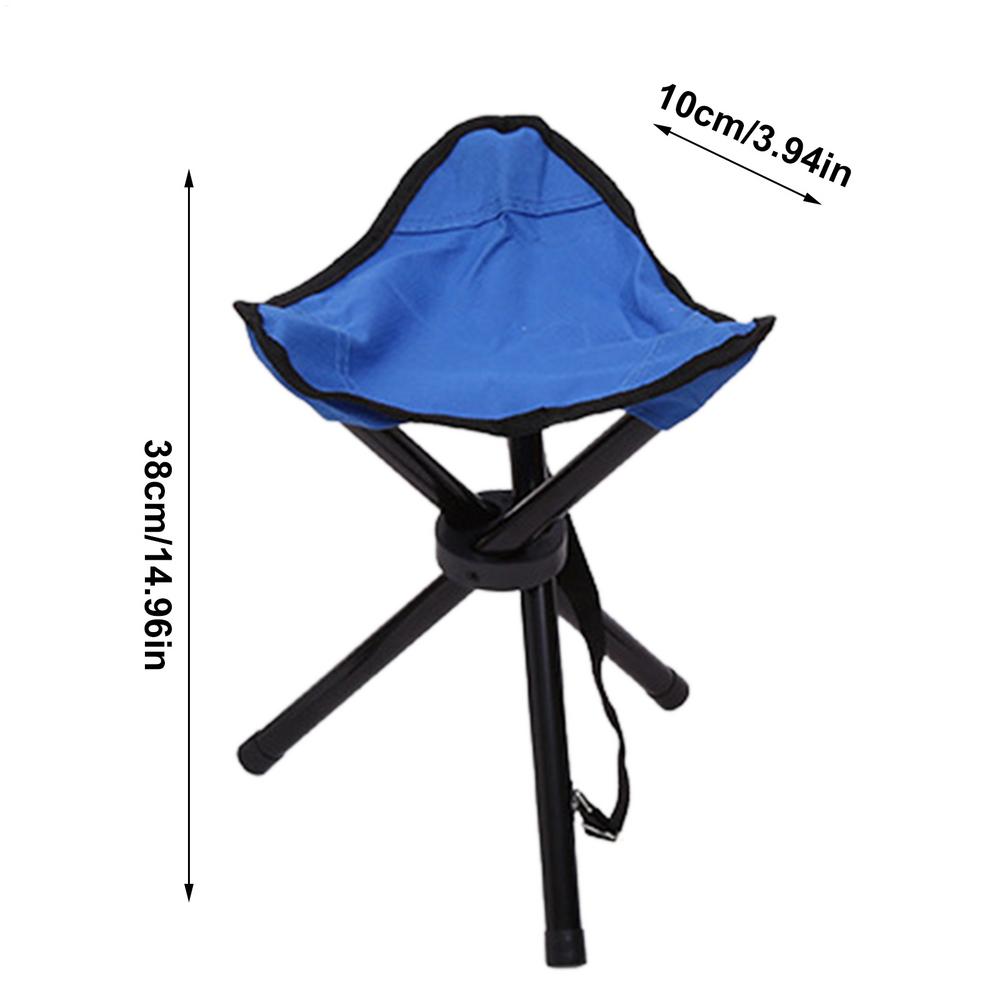 Multifunctional Folding Camping Tripod Stools Portable Fishing Stool Outdoor Chair Beach Small Tripod Stool for Hiking Hunting