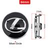 PYZW6 4Pcs 62mm 84mm Car Wheel Center Hub Caps Cover For Lexus F SPORT GS GX IS LS LX CT LC RC LBX NX RX 350h 450h ES UX 300e GX460