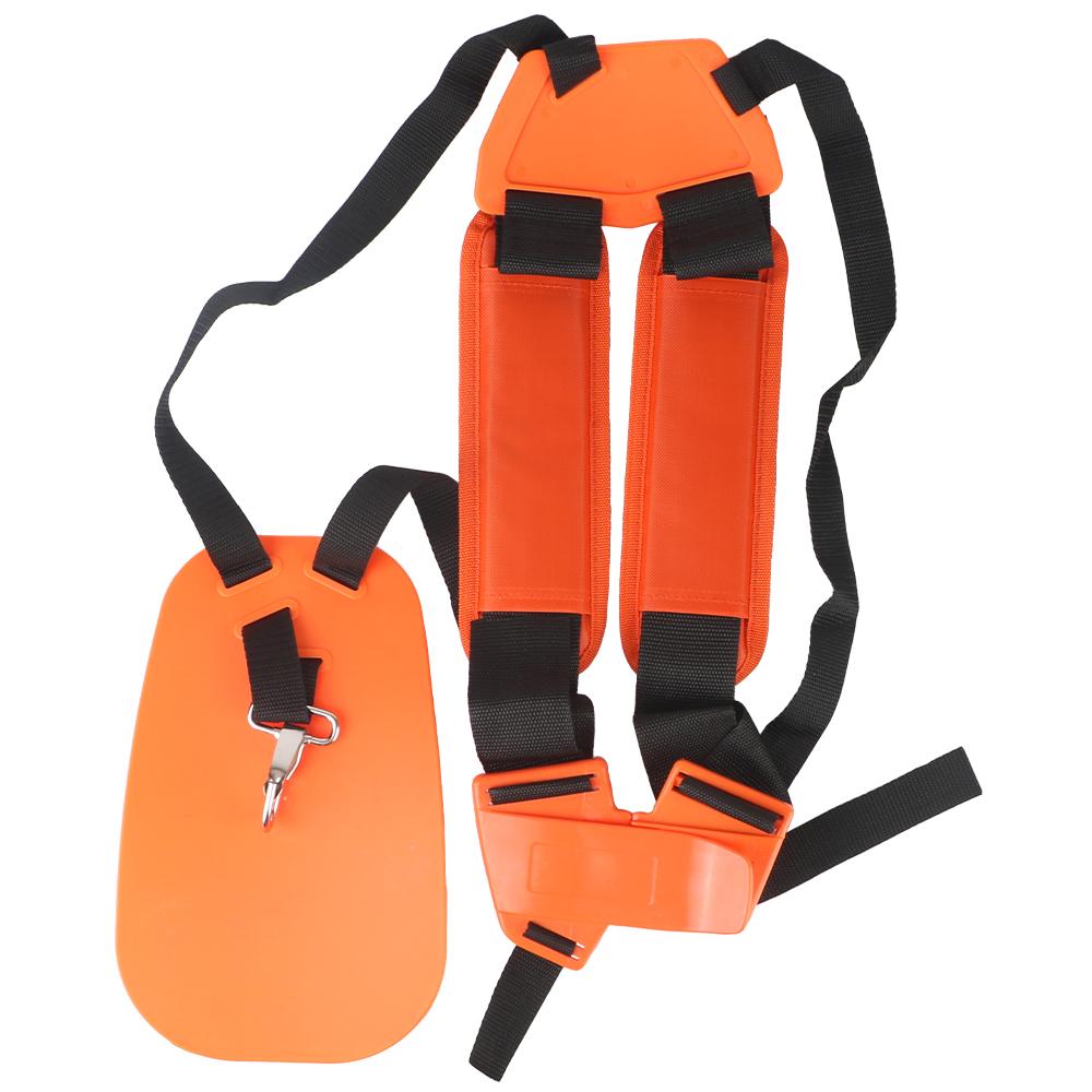 For Brush Cutter Trimmer Garden Pruner Strimmer Padded Belt Backpack Lawn Mower Comfortable Labor Saving W Shape Double Shoulder Harness Strap