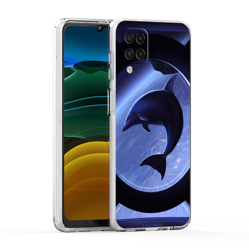 Прозрачный чехол для телефона Samsung Galaxy A25 A23 A22 A52S A52 A55 A72 A51 A71 A41 A31 A13 A11 5G с изображением морского животного дельфина, из TPU