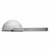 SAE Protractor 0-180° Rotary Angle Finder Stainless Steel Machinist Ruler