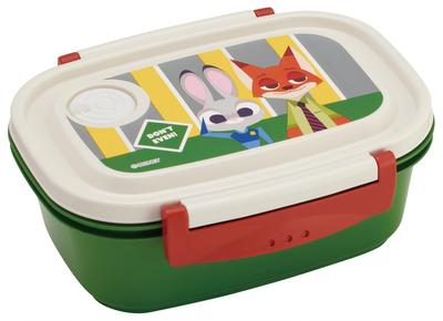 Skater Easy Light Bento Герметичный контейнер для хранения Сделано в Дисней Зверополис и Коробка, Средний, 550 мл, Подходит для микроволновой печи, Контейнер, Япония, Нашивка, XPM4-A