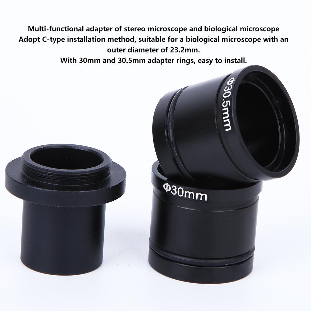 Digital Microscope Camera C Mount Adapter Lens CCD Camera Interface Adapter Accessory