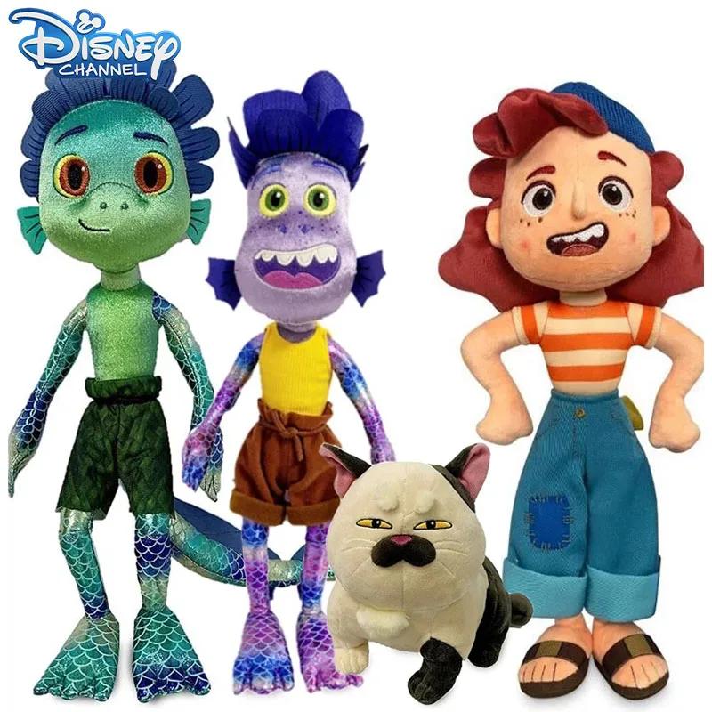 Плюшевая игрушка Alberto Морское Чудовище из мультфильма Disney Pixar Лука 18-45 см Мультяшный Кот Фиолетовая Девочка Мягкие Игрушки Рождественские Подарки для Детей