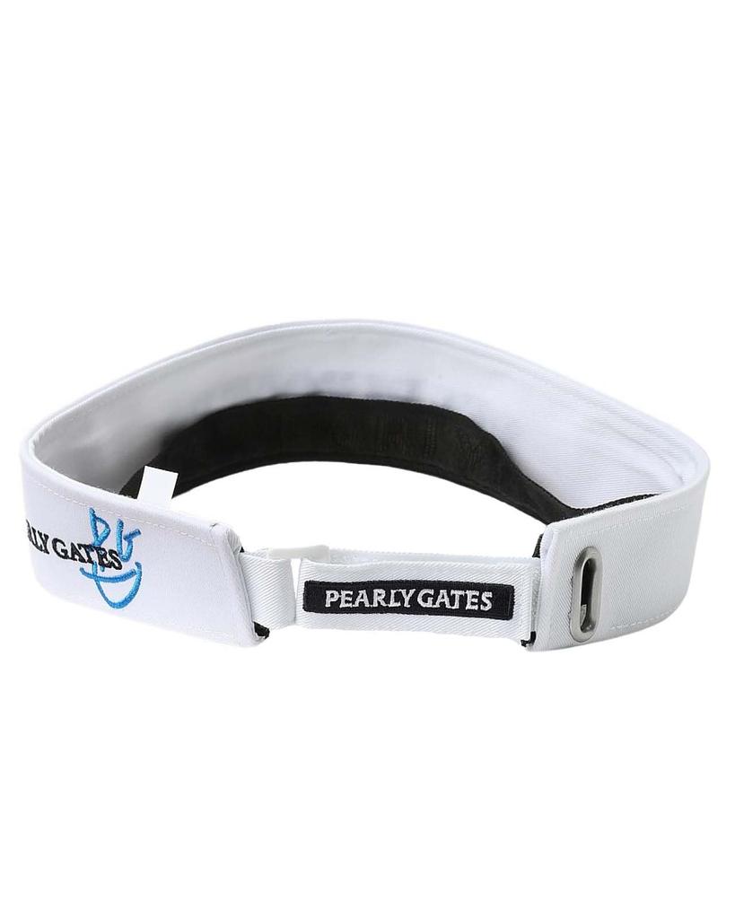 Унисекс Солнцезащитный козырек Размер Гольф Шляпа FR [PEARLY GATES] (Переработанный твил, регулируемый) / / 053-5187202 030_Белый