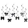 Bow Theme Happy Birthday Banner Paper Backdrop Decor New Hanging Garland  Party Supplies