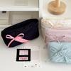 Bow Large Capacity Pen Case Draw Rope Makeup Lipstick Bag Creative Stationery Storage Bag  Students