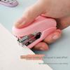 Colorful Mini Portable Stapler for Students - Labor-Saving Handheld Design