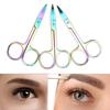 Protable Eyebrow Trimmer Scissors Eyebrow Shaver Knife Hair Removal Makeup Tools