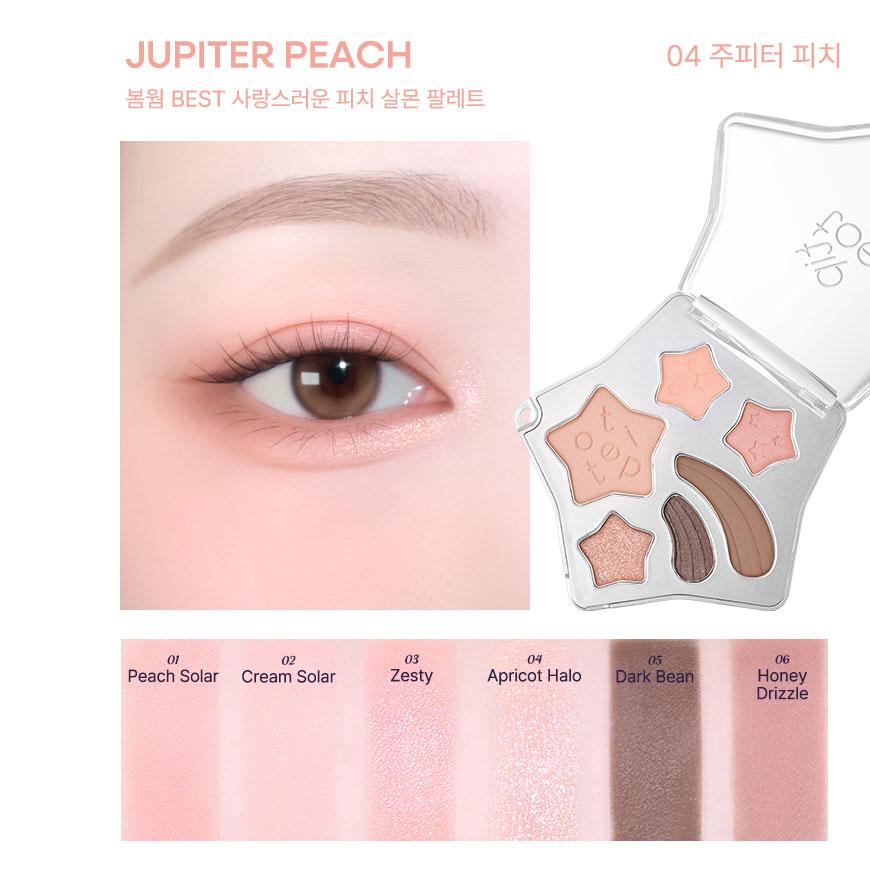 TIPTOE Wish Touch Eye Palette 6 Colors