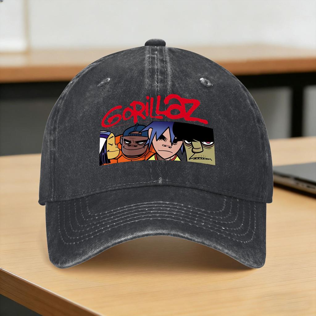 Gorillazs Band Casual Baseball Cap Hunting Camping Trucker Hat Summer Wholesale Men Adult Classic Snapback Cap