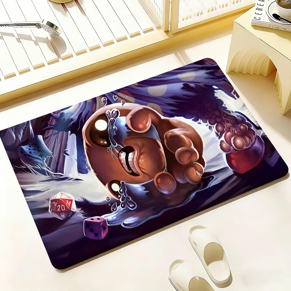 Коврик для двери The Binding Of Isaac, коврик для пола, спальня, гостиная, фланелевый коврик для двери, нескользящий, домашний декор