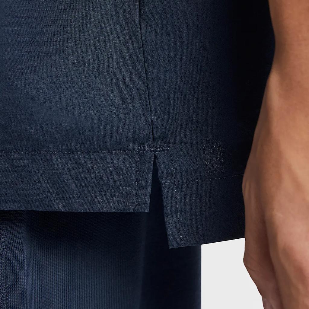 Nike Клубная мода Мягкая Удобная Универсальная Футболка с коротким рукавом Мужские рубашки Обсидиан HJ2027-451