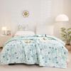 Leaf Rhyme Polyester Summer Cooling Quilt