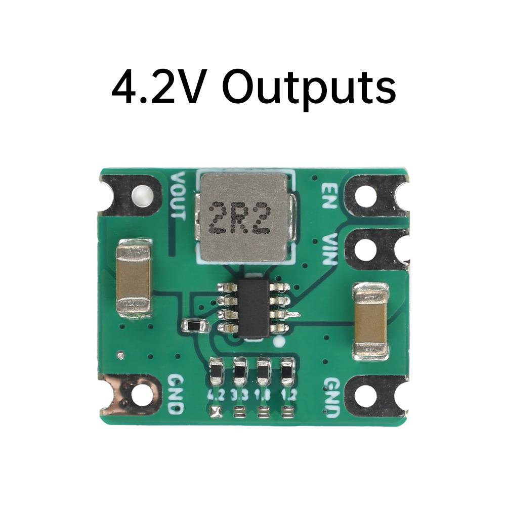 DC-DC Step-Down Power Module Input DC 2.5-6V to DC 1.2V/1.8V/3.3V/4.2V Fixed Output Voltage Regulator Module Full Load 2A