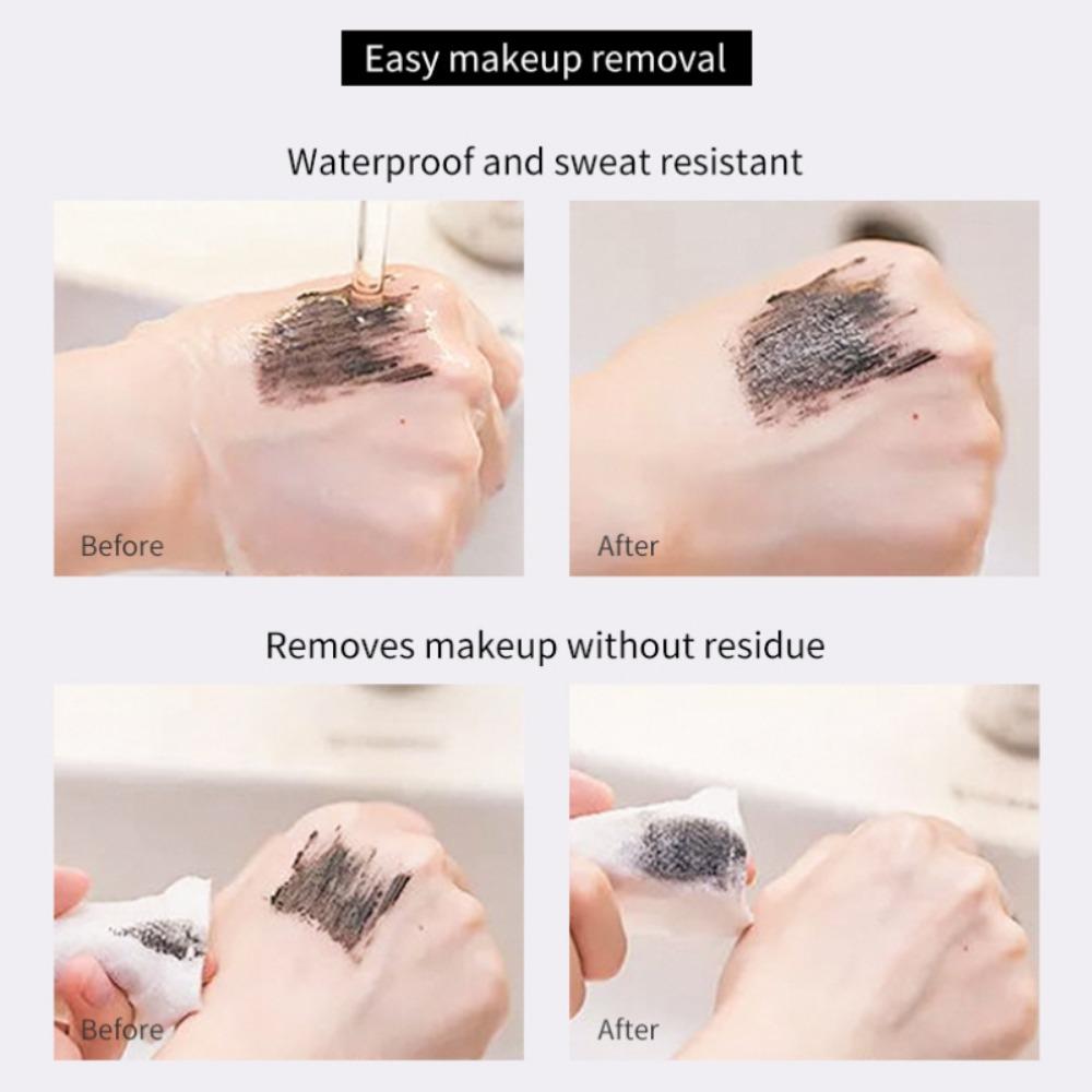 Тушь для ресниц QIC Plumb 4D, набор подводок для глаз 2 в 1, версия водостойких натуральных локонов и косметического макияжа