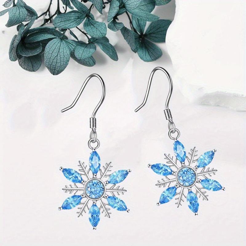 Shiny Snowflake Earrings - Creative, Fashionable, Exquisite and Warm Versatile Earrings